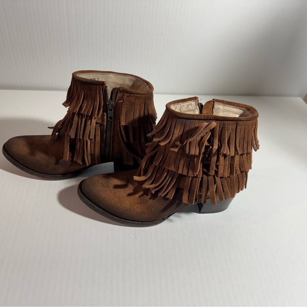 Freebirds Women’s size 7 all leather - Picture 2 of 6